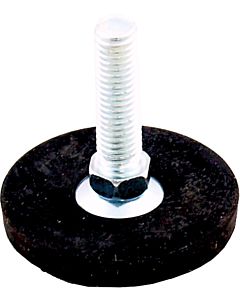 Wolf rubber/metal foot D50 2095100 height adjustable