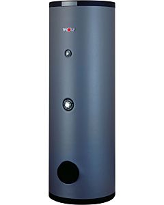 Wolf Sem hot water solar storage tank 2444 810 1000 I, with 2 smooth tube heat exchangers, silver
