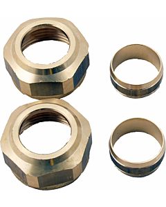 Wolf compression fitting 2x22mm 2483530 for solar pump group 20E