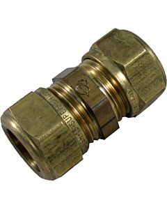 Wolf Straight screw connection 15mm 2483594 brass, for CRK-12