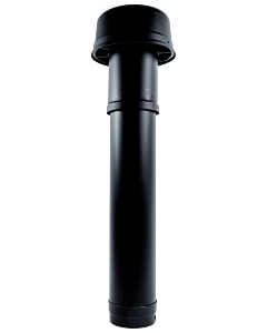 Wolf CWL Excellent roof duct 2575803 DN 180, 1159mm, thermally insulated, black