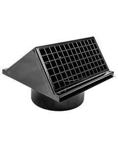 Wolf CWL Excellent wall hood 2575807 black, DN 150 mm