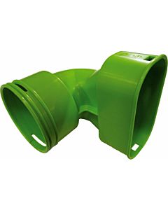 Wolf CWL Excellent transition 2577347 90 degrees, from DN 75 round to 50 x 100 flat duct