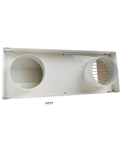 Wolf CWL Excellente double grille 2577579 F-300, DN 160, pour air extérieur / blanc , blanc