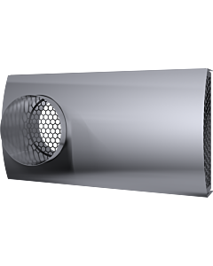 Wolf Grille double Cwl 2577960 DN 160, acier inoxydable, pour air extérieur/reprise