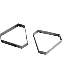 Wolf centering triangle 2600025 for LAF 63/96 calorific value, set of 2