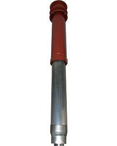 Wolf conduit de toiture vertical 2600029 DN63/96, brun-rouge