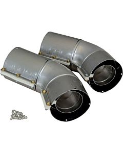 Wolf Exhaust bend DN63/96 concentric 2600040 45 degrees, for heating boilers