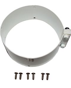 Wolf clamp DN96 for air pipe 2600415 width 44mm, white