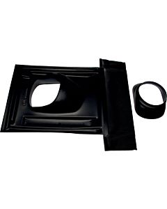 Wolf universelle Cob 2651460 24-45 °, DN186, tablier en plomb flexible, plastique, noir