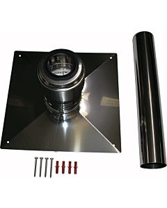 Wolf manhole cover 2651771 DN 125, stainless steel, for rigid systems