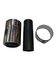 Wolf Cob mouthpiece 2651799 DN 80 / 125, 290 mm, for air / exhaust pipe, stainless steel / polypropylene