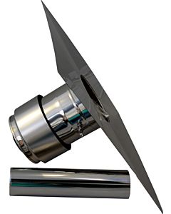 Wolf Cob manhole cover 2651527 DN 83, with mouthpiece, stainless steel