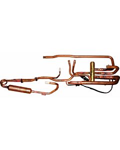 tuyauterie Wolf avec vanne de commutation 4 voies 2745590 pour BWL-1S-10/14 230V