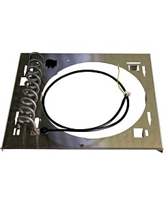 Wolf Grundplatte für Außenwandhaube 2746035 Edelstahl, für CWL-D-70