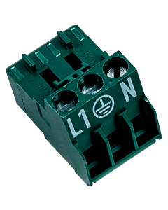 Wolf 3 broches RAST 5 274741899 en VERT MOUSSE L/PE/N