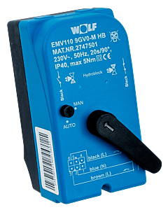 Wolf Motor plug on/off EMV110 HB 274750199 (230VAC)