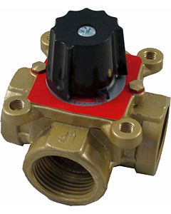 Wolf Four-way mixer 4MG/DN25 Kvs 12 2791053 made of brass, ESBE