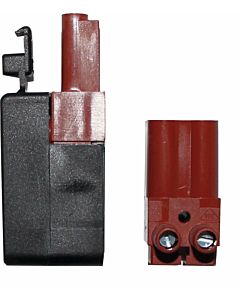 Wolf Stecker/Buchsen-Teil 2-polig 2794015 braun