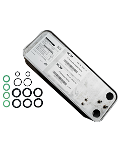Wolf Wärmetauscher nickelé soudé 2982171 avec Dichtungen , pour FWS-2-80