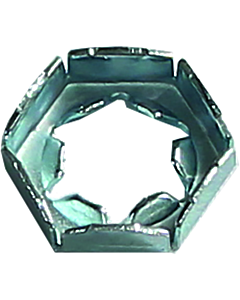 Wolf Mutter-Sechskant M6 3490642 Blech verzinkt