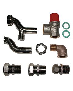 Wolf Übergangszubehör 8600417 für Unter-/Aufputzinstallation, für Junkers ZR 18/24-2, 3, 4