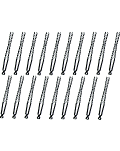 Wolf stainless steel turbulator set 8810251 for steel boilers 17-25kW