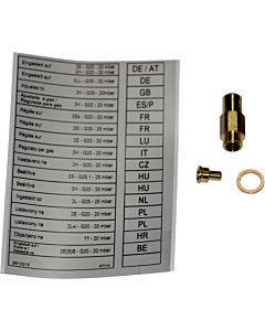 Wolf kit de conversion liquide/gaz naturel LL -E 8885561 pour NG-4E/CNG-10