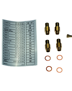 Wolf kit de conversion liquide/gaz naturel LL -E 8885564 pour NG-4E/CNG/TNG-29