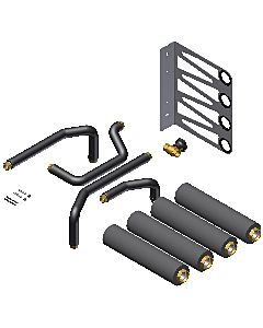 Wolf Fws-2 piping group 8616061 DN 50, insulated, expandable set made of stainless steel pipe