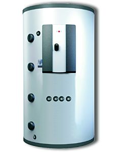 Wolf layer storage tank 8615348 1000 W, 2000 Wärmetauscher , 1000 l, silver