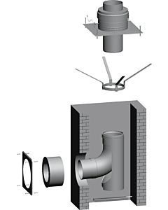 Wolf Cob shaft kit 2651294 DN 160/160, from 50 kW, room air independent