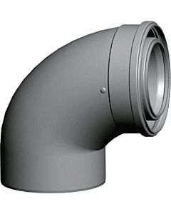 Wolf bend 2651544 87 °, DN 110/160, pluggable, for air / exhaust pipe, white