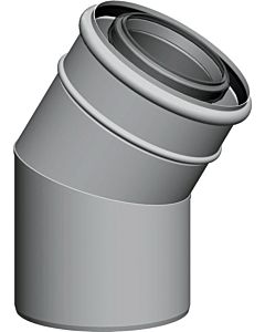 Wolf 2651482 15 °, DN 80 / 125, pluggable, white