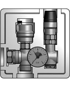 Wolf Bwl Sicherheitsgruppe 2071383 2000 / BWS 2000 , for heat pump