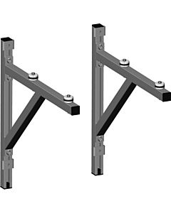 Wolf Bwl wall bracket 2484749 for fastening the external module, hot-dip galvanized