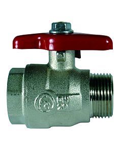Lowara shut-off ball valve KH 2000 /2&quot; 002679353 nickel-plated, connections IG 2000 /2&quot;x AG 2000 /2&quot;