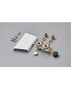 Zehnder connection fitting 8200976021 Short cover, white, for hot water operation