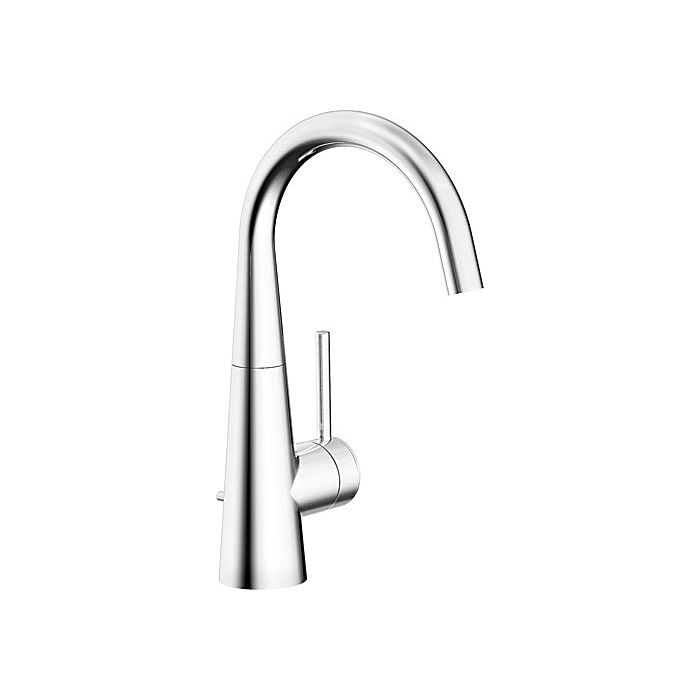 Hansa Hansadesigno Basin Mixer 51032273 Chrome Flexible Hoses