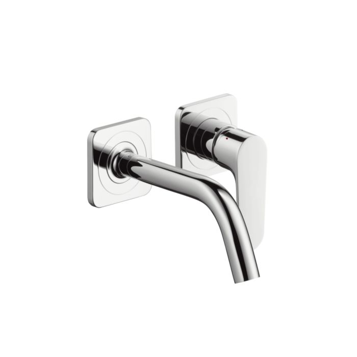 hansgrohe Waschtisch Armatur AxorCitterioM 3411300 Unterputz, mit Rosetten, kurzer Auslauf, chrom