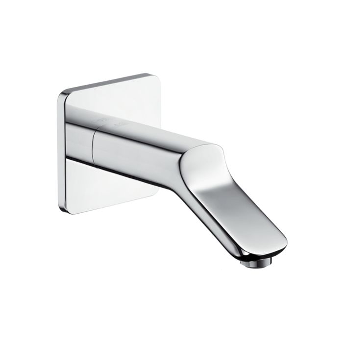 Hansgrohe Wanneneinlauf Axor Starck Chrom – Breiter Schwalldeinlauf, 180 Mm Ausladung, Für Badewanne