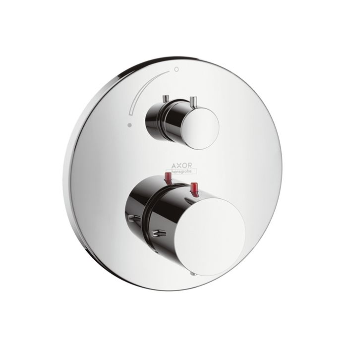 Axor Starck 10700000 Thermostatic Mixer For Concealed Installation With Shut Off Valve Chrome