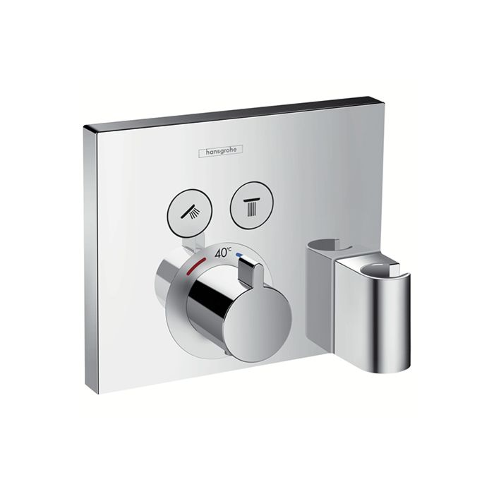 hansgrohe ShowerSelect Fertigmontageset 15765000 UP Thermostat, 2