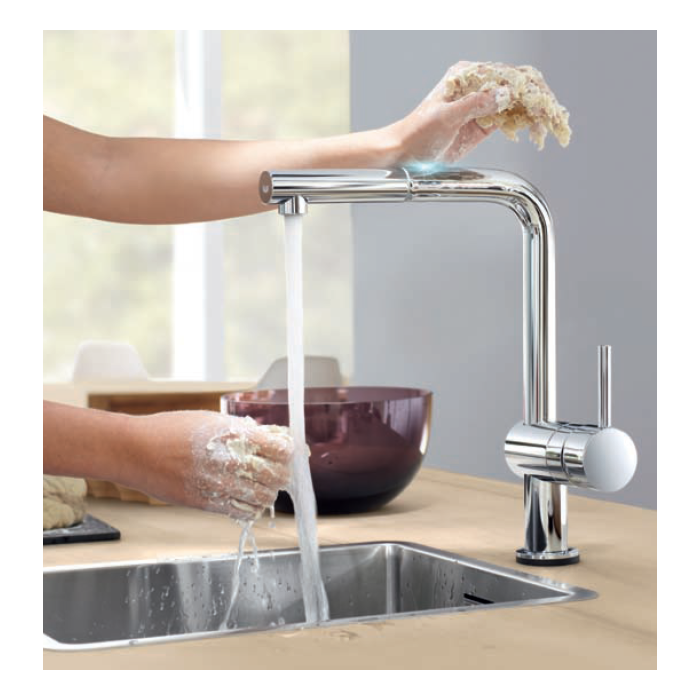 Grohe Minta Touch Kitchen Faucet 31360001 Electronic Chrome