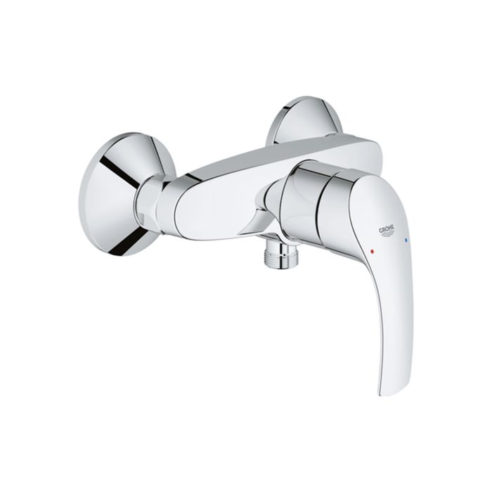 Grohe Eurosmart Nouveau Mitigeur Douche 33555002 Chrome Montage Mural Apparent Clapet Anti Retour