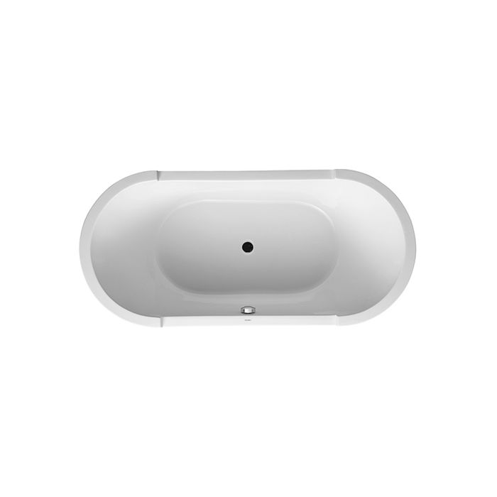 Duravit Oval bathtub Starck 190 x 90 cm, white, builtin version