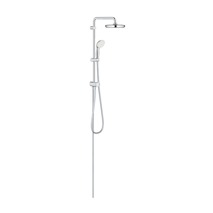 Grohe Tempesta 210 shower system 26381001 chrome, with diverter for wall mounting