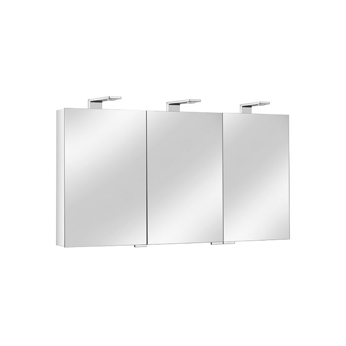 Keuco Royal Universe armoire de toilette 13801171301, 1300x752x143mm, argent anodisé/chromé