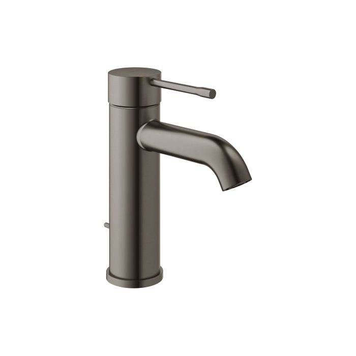 Grohe Essence Waschtischarmatur 23589AL1 S-Size, hard graphite gebürstet,mit Ablaufgarnitur