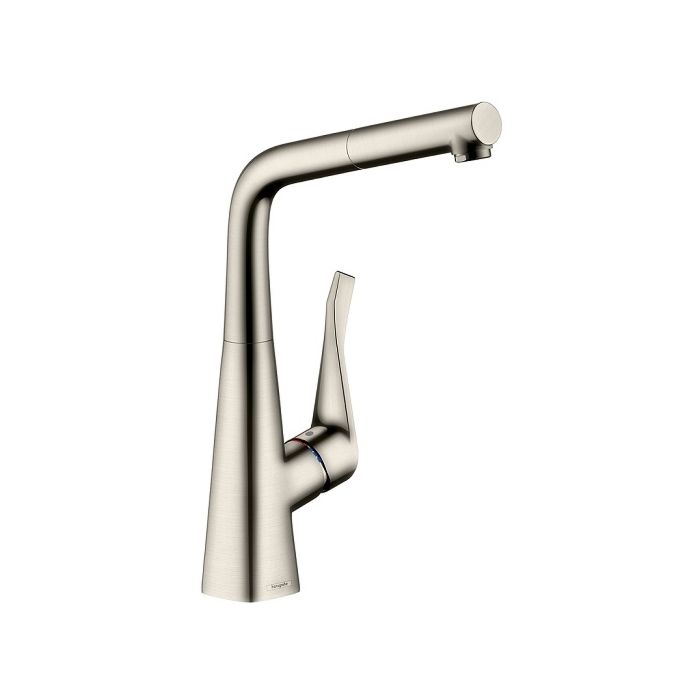 Hansgrohe Metris 14821800 Single Lever Kitchen Mixer With Pull Out